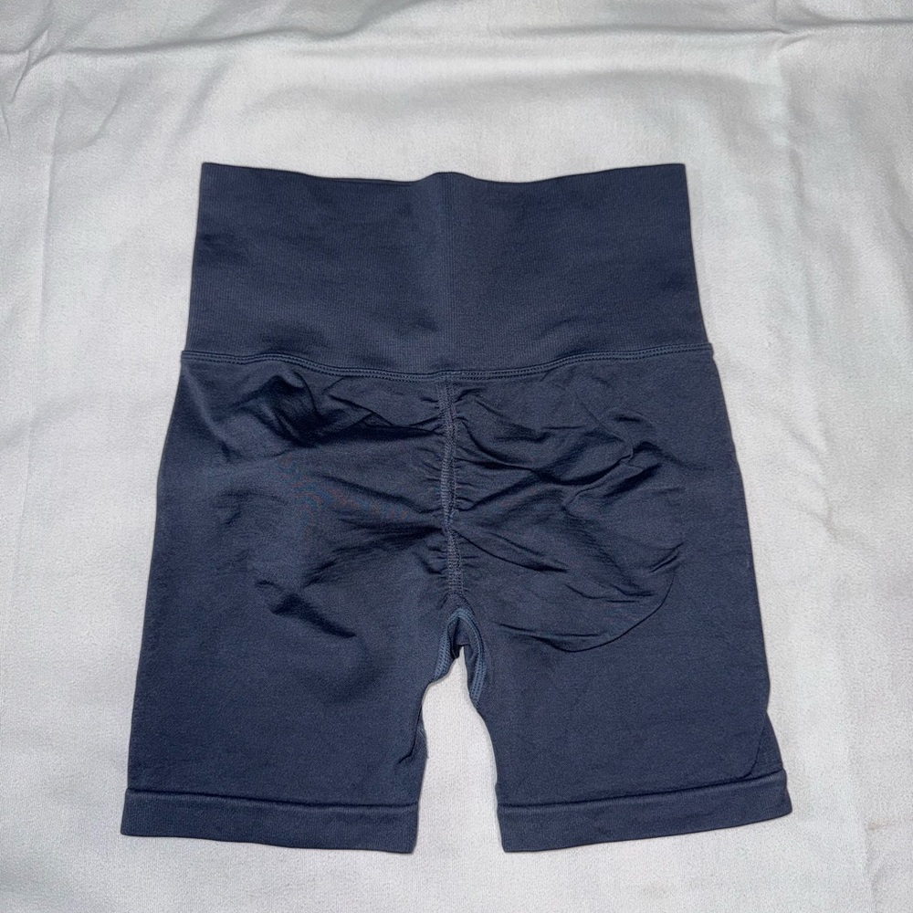 High-Waisted Blue-Grey Women's Shorts  TikTok Shop
